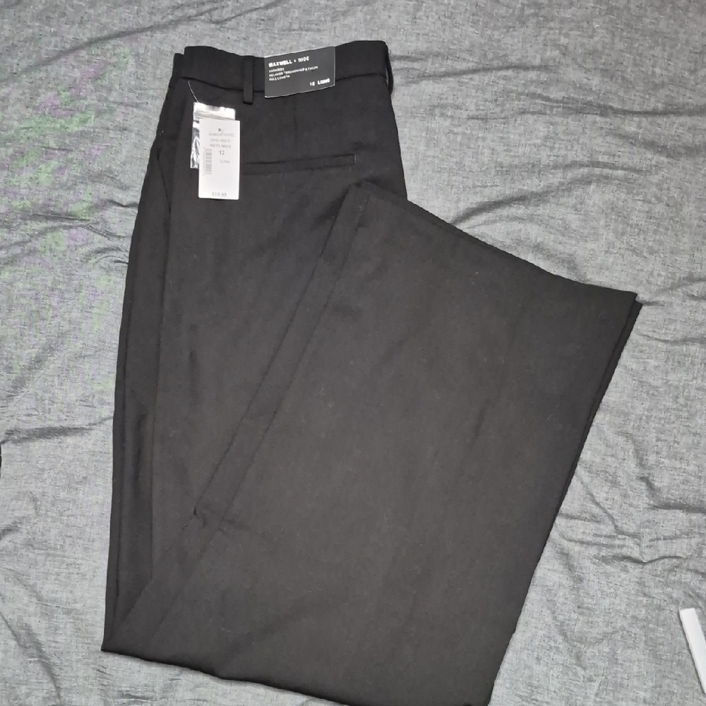Black Ricki's Wide Leg Dress Pants